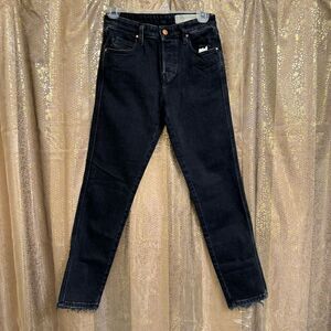 DIESEL Babhila 084NX Slim Skinny Dark Blue Black Women's Ankle Jeans W24/L32